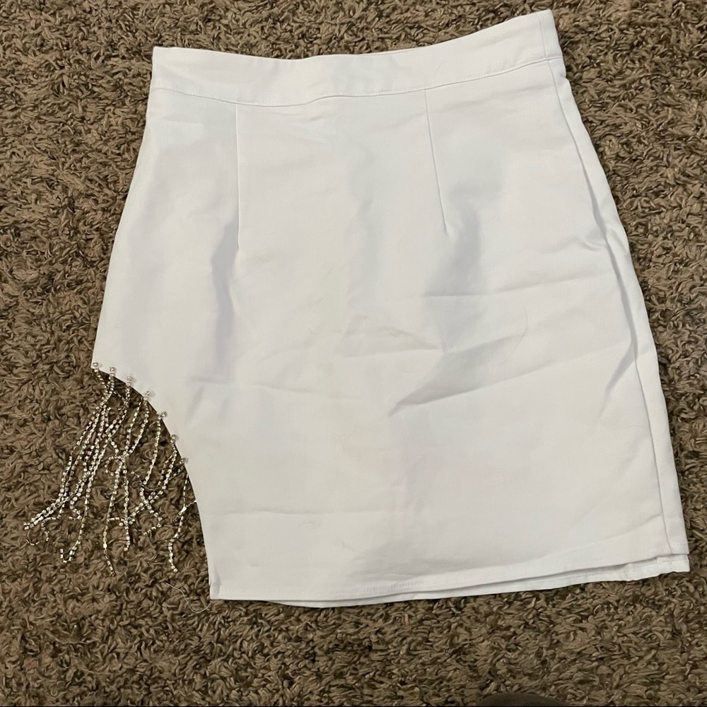 Superdown Rhinestone Skirt Size XS - Picture 4 of 8